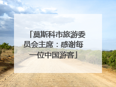 莫斯科市旅游委员会主席：感谢每一位中国游客