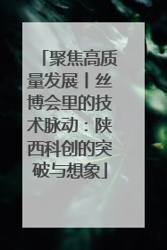 聚焦高质量发展丨丝博会里的技术脉动：陕西科创的突破与想象