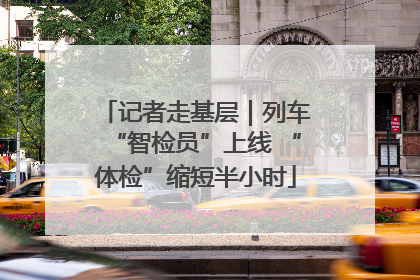 记者走基层｜列车“智检员”上线 “体检”缩短半小时