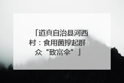 道真自治县河西村：食用菌撑起群众“致富伞”