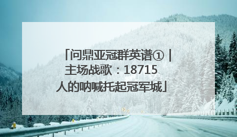 问鼎亚冠群英谱①｜主场战歌：18715人的呐喊托起冠军城