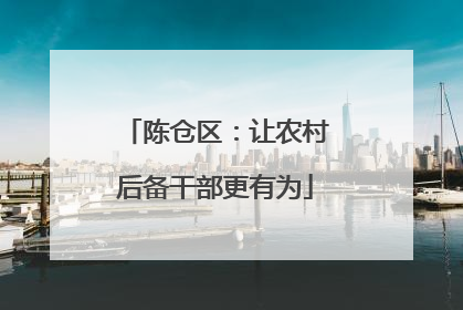 陈仓区：让农村后备干部更有为