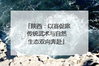 陕西：以赛促旅 传统武术与自然生态双向奔赴