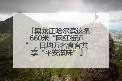 黑龙江哈尔滨这条660米“网红街道”，日均万名食客共享“平安滋味”