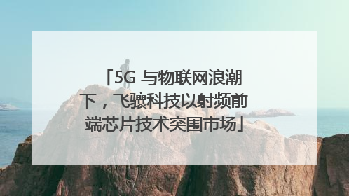5G 与物联网浪潮下，飞骧科技以射频前端芯片技术突围市场