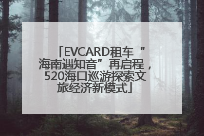 EVCARD租车“海南遇知音”再启程，520海口巡游探索文旅经济新模式