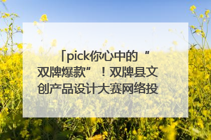 pick你心中的“双牌爆款”！双牌县文创产品设计大赛网络投票评选火热进行中